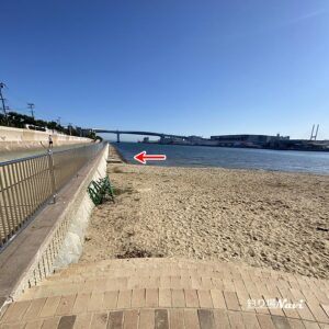 芦屋浜 西護岸（芦屋川河口）｜釣り場Navi