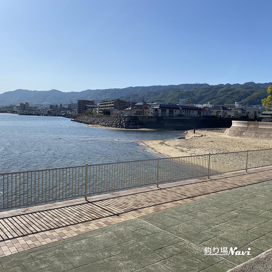 芦屋浜 西護岸(芦屋川河口)|釣り場Navi