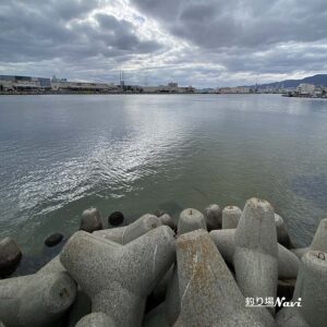 芦屋浜 西護岸（芦屋川河口）｜釣り場Navi