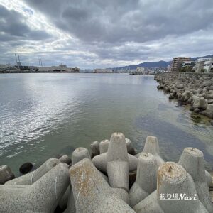 芦屋浜 西護岸（芦屋川河口）｜釣り場Navi