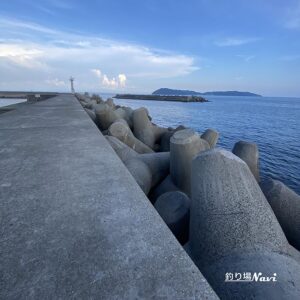 灘港西防波堤｜釣り場Navi