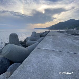 灘港西防波堤｜釣り場Navi