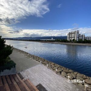 芦屋キャナルパーク 北護岸 東（浜風大橋）｜釣り場Navi