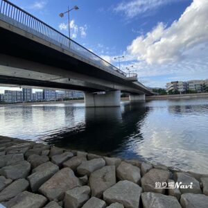 芦屋キャナルパーク 北護岸 東（浜風大橋）｜釣り場Navi