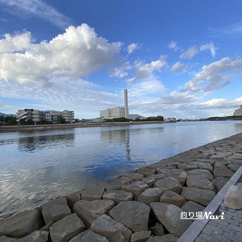 芦屋キャナルパーク 北護岸 東(浜風大橋)|釣り場Navi